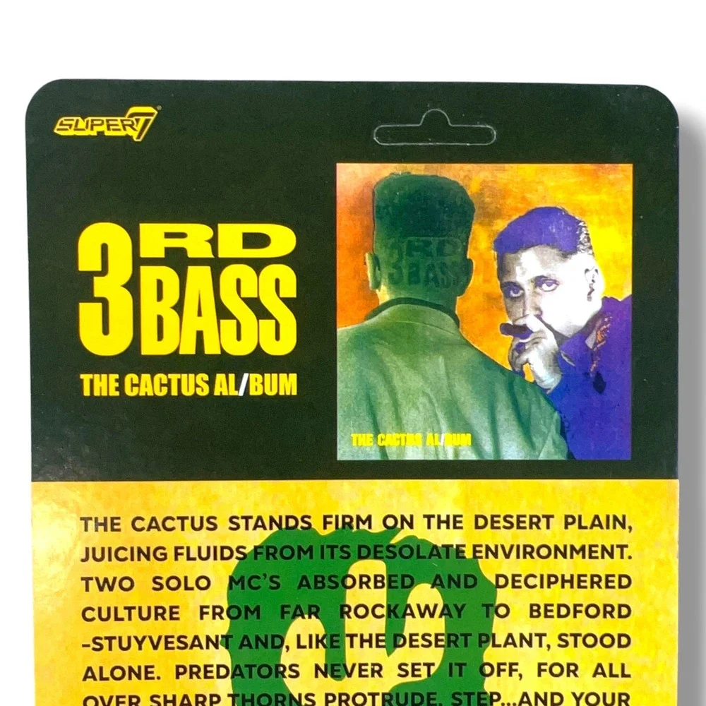 Super7 3rd Bass The Cactus Al/Bum ReAction Figures MC‎ Serch Pete Nice NIB